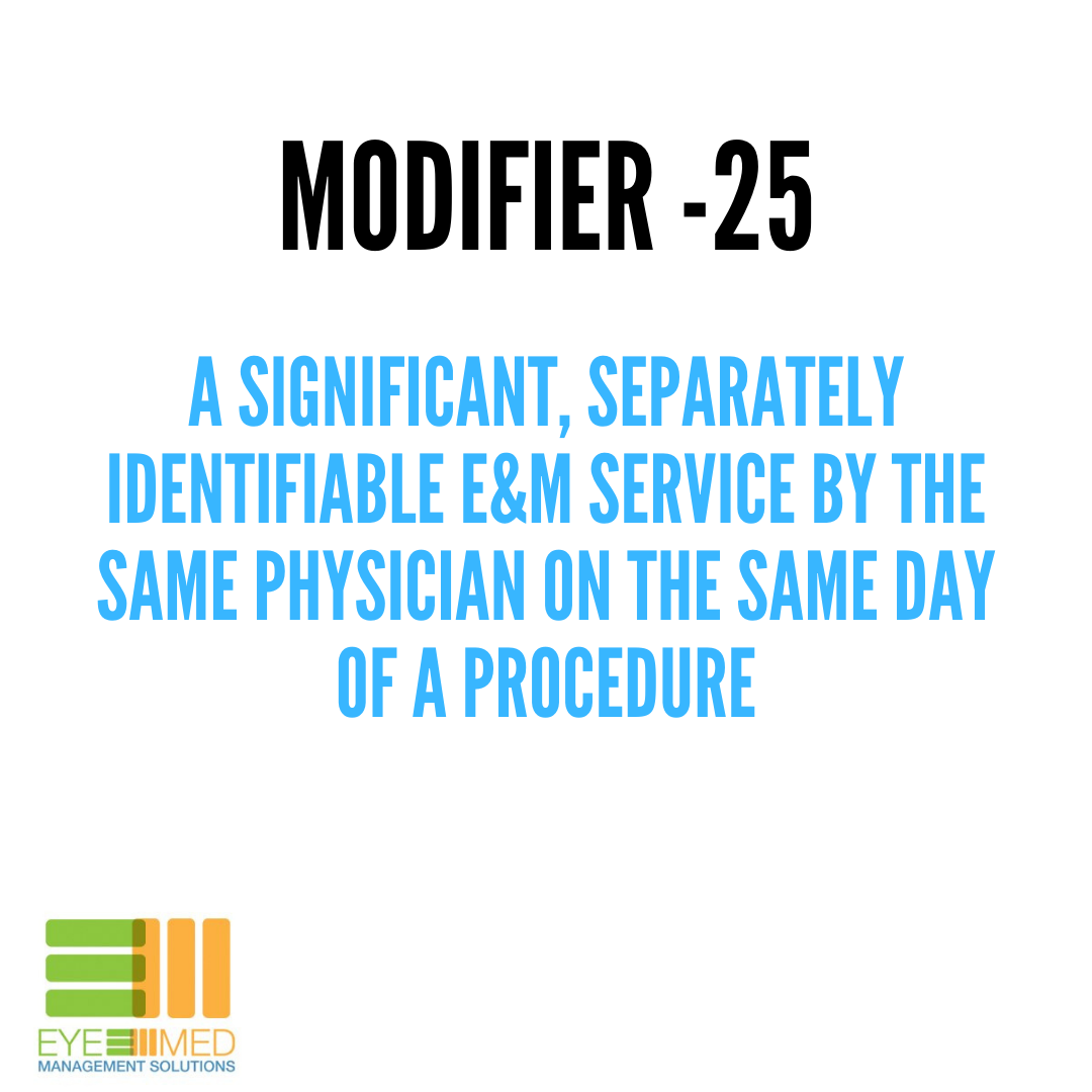 medicare definition of modifier 25