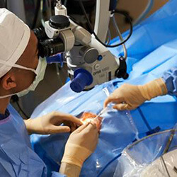 Doctor Performing Cataract Surgery - ophthalmology